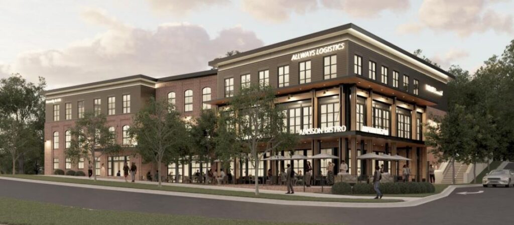 Mockup of Davidson Building