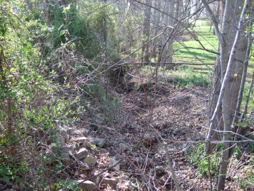 John Knox's home site on Old Statesville Road, present day