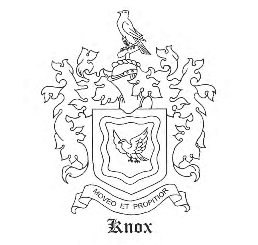 The Knox family crest