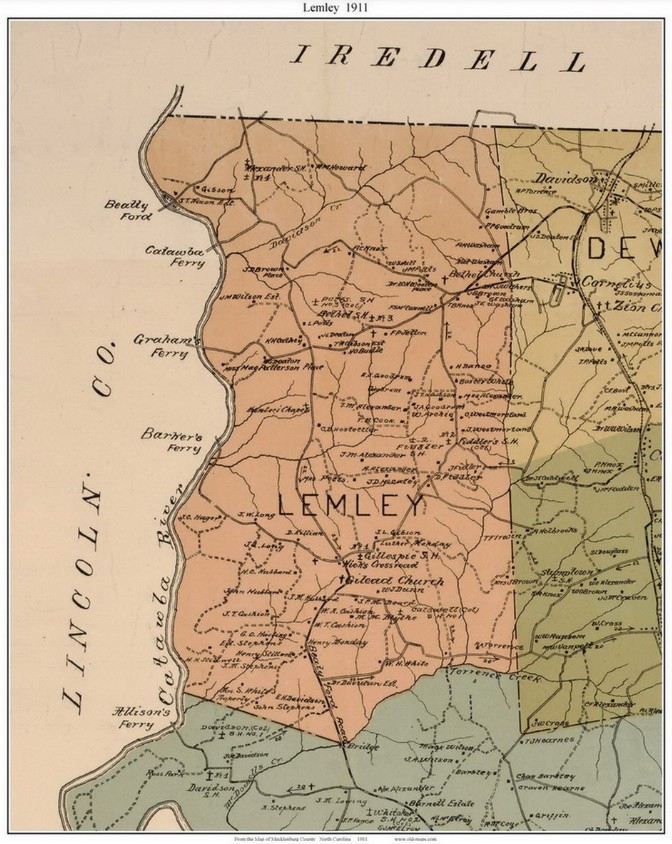 Map of Lemley