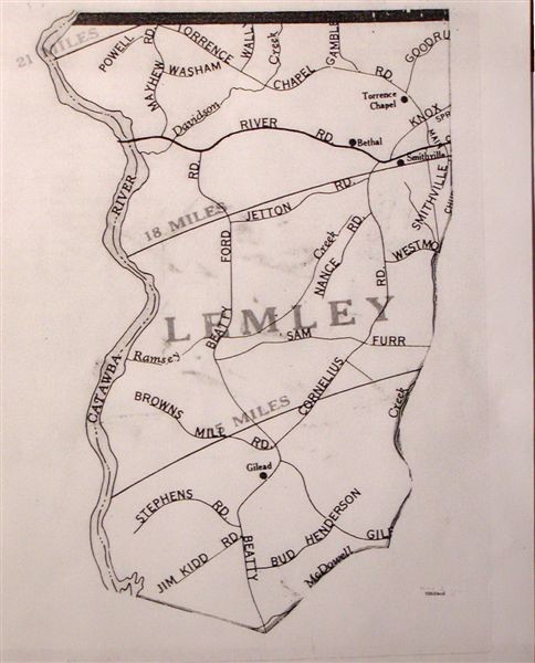 Map of Lemley