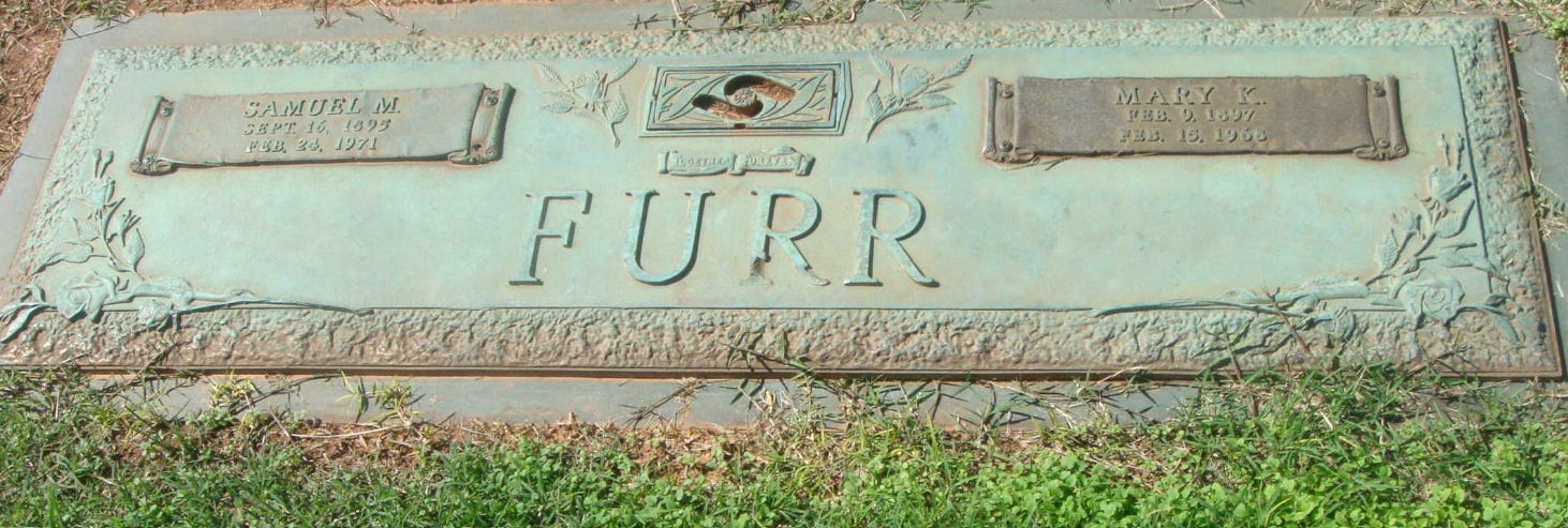 Furr family grave marker