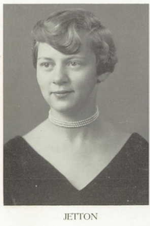 Martha Nantz Jetton, yearbook photo