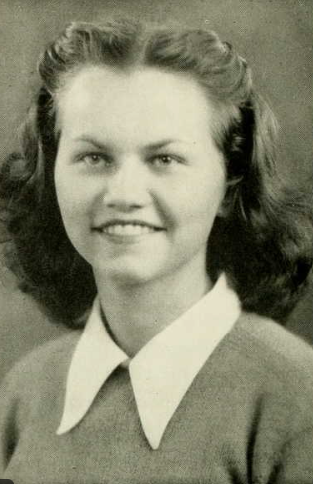 Mary Caldwell, official yearbook photo