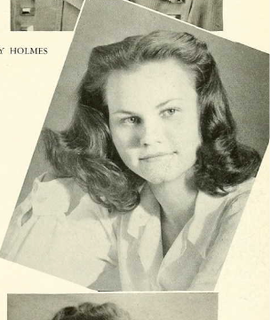 Mary Caldwell, candid yearbook photo